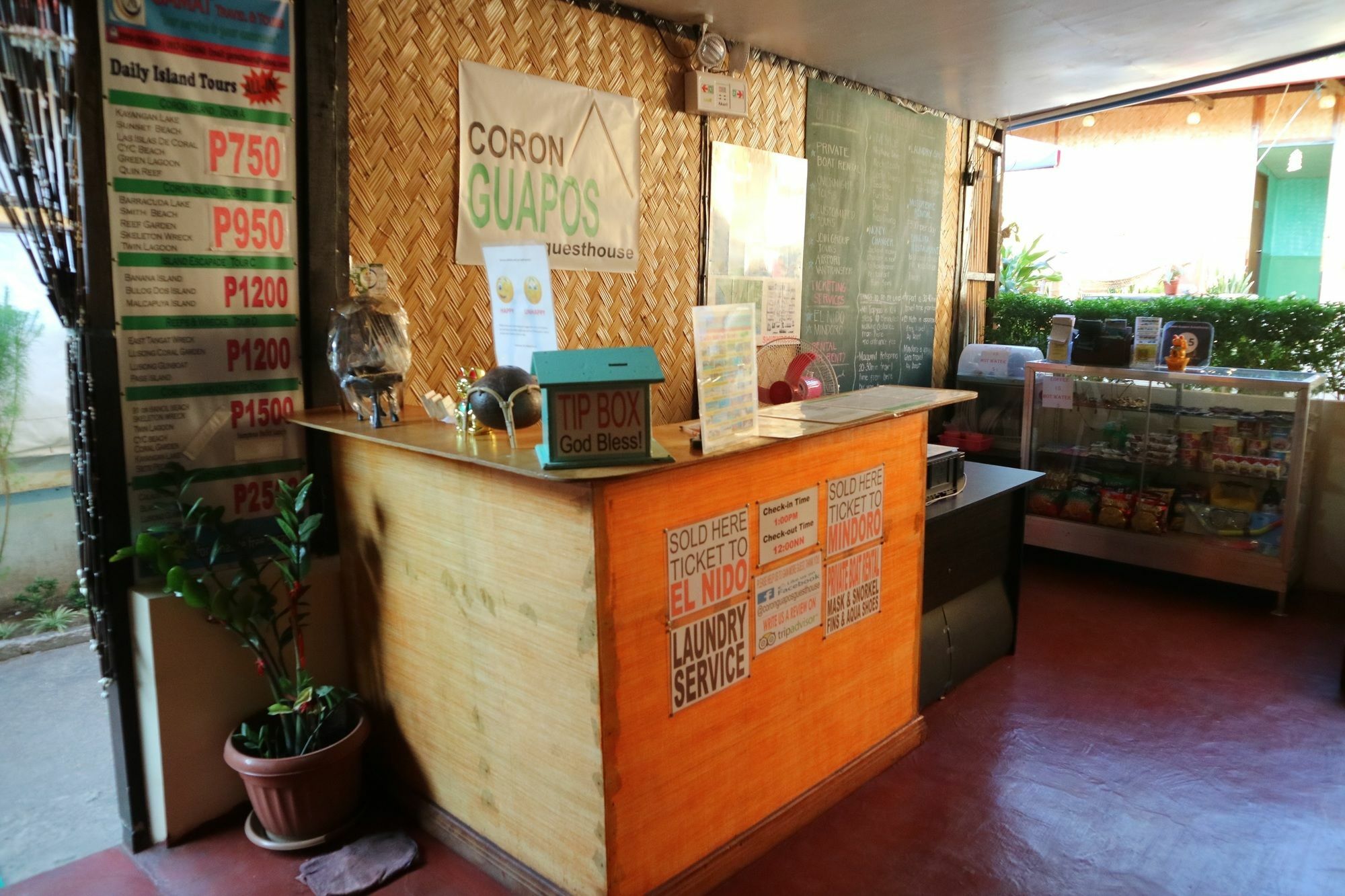 Coron Guapos Guesthouse Exterior foto